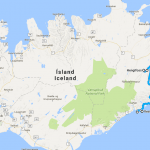 doğu izlanda haritası