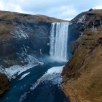 skogafoss şelalesi